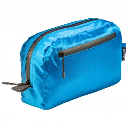Cocoon - Silk Toiletry Bag - Wash bag size 24 x 14 x 7 cm, blue