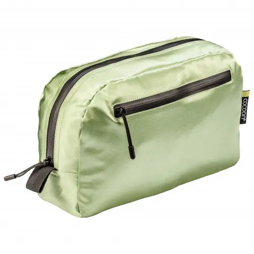 Cocoon - Silk Toiletry Bag - Wash bag size 24 x 14 x 7 cm, green