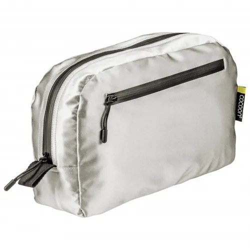 Cocoon - Silk Toiletry Bag - Wash bag size 24 x 14 x 7 cm, grey