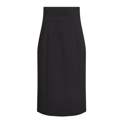 Co'Couture , Elegant Pencil Skirt with High Waist ,Black female, Sizes: