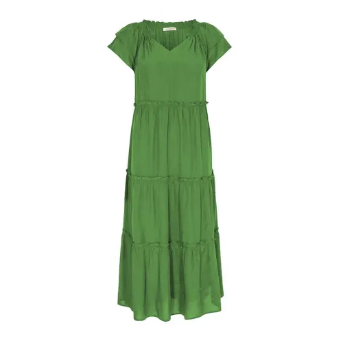Co'Couture , New Sunrise Maxi Dress ,Green female, Sizes: