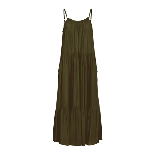 Co'Couture , Sunrise Greece Strap Dress ,Green female, Sizes: