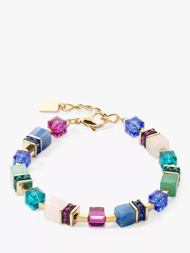 COEUR DE LION Cube Bead Bracelet, Gold/Multi - Gold/Multi - Female