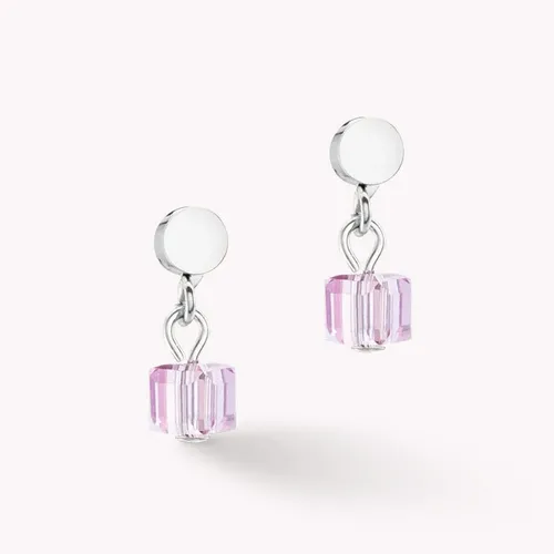 Coeur De Lion Elegance Crystals Earrings Pink