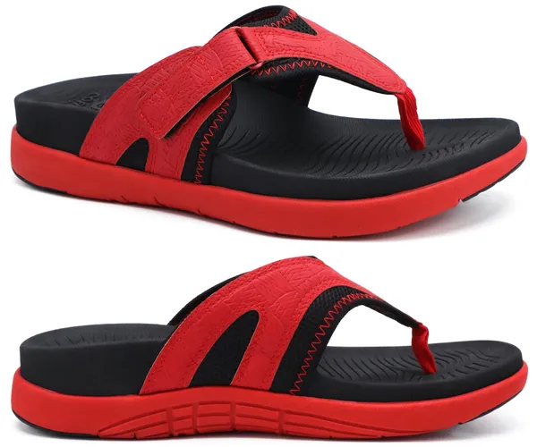 COFACE Flip Flops for Men Beach Sandals with Arch Support
