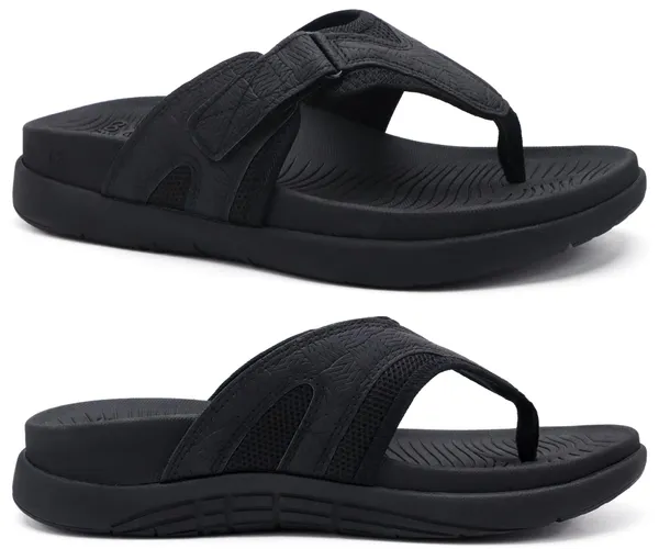 COFACE Flip Flops for Men Beach Sandals with Arch Support