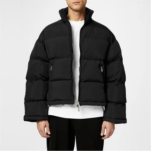 COLE BUXTON Cropped Insulated Puffer - Black