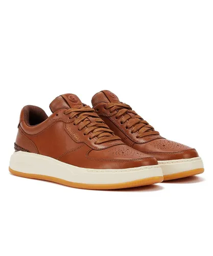 Cole Haan Grandpro Crossover Sneaker British Tan/Ivory Mens Brown Trainers Leather