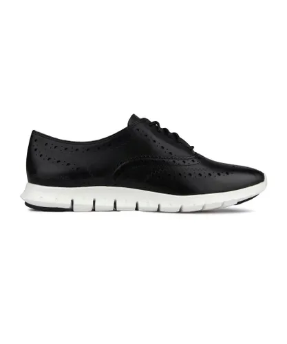 Cole Haan Womens Zerogrand Wing Tip Shoes - Black