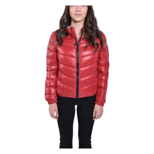 Colmar , Feather Bomber Jacket Outlet ,Red female, Sizes: