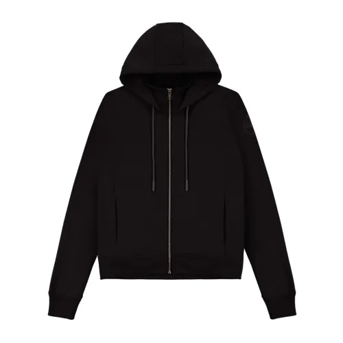 Colmar , Full Zip Sweatshirt With Hood ,Black female, Sizes: