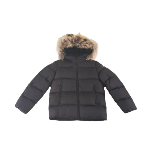 Colmar , Natural Down Jacket with Detachable Hood ,Black male, Sizes: