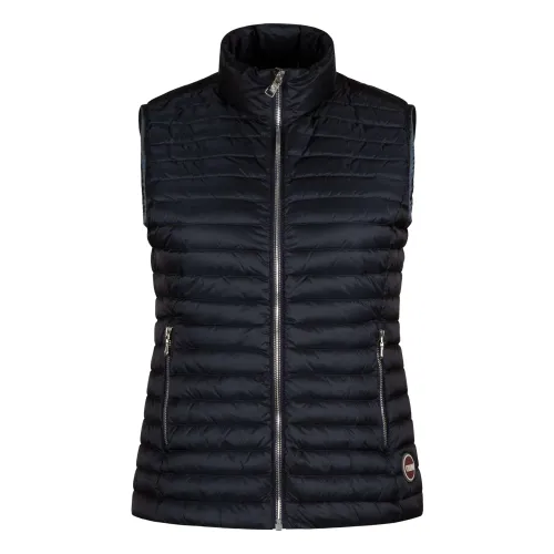Colmar , Navy Blue Down Vest - Lightweight and Water-Resistant ,Blue female, Sizes: