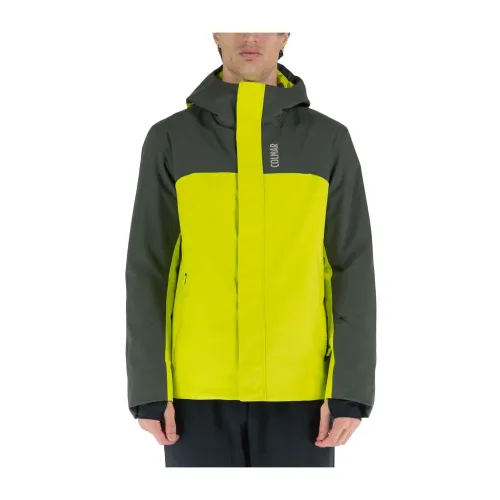 Colmar , Quilted Ski Jacket with Hood ,Yellow male, Sizes: