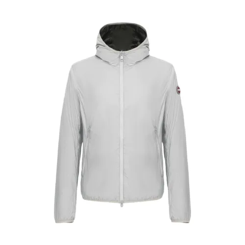 Colmar , Reversible Mens Jacket with Fixed Hood ,Gray male, Sizes: