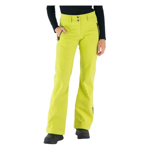 Colmar , Softshell Ski Pants with Bottom Zip ,Yellow female, Sizes: