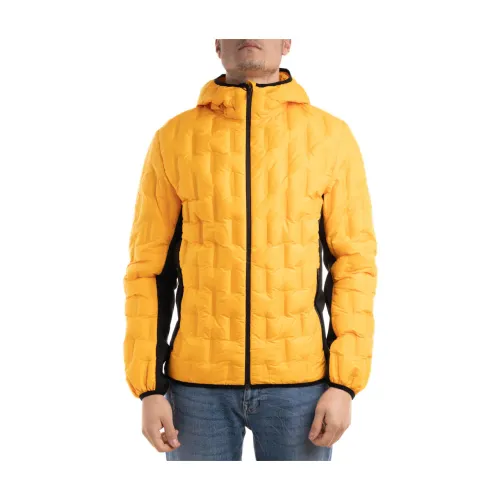 Colmar , Waterproof Down-Filled Hooded Jacket ,Yellow male, Sizes: