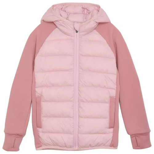 Color Kids - Kid's Hybrid Fleece Jacket with Hood - Synthetic jacket