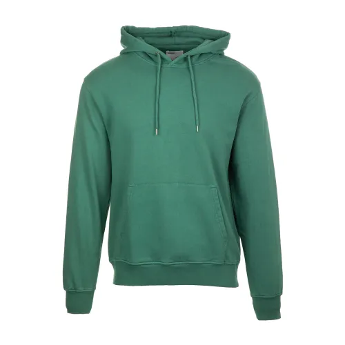 Colorful Standard , Hoodie ,Green male, Sizes: