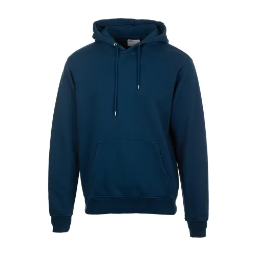 Colorful Standard , Hoodies ,Blue male, Sizes: