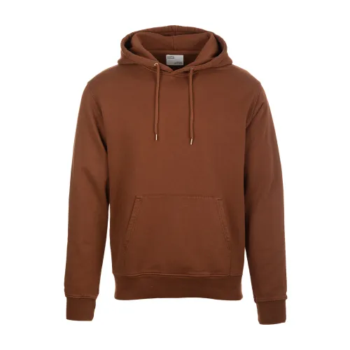Colorful Standard , Hoodies ,Brown male, Sizes: