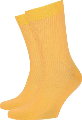 Colorful Standard Socks Burned Yellow