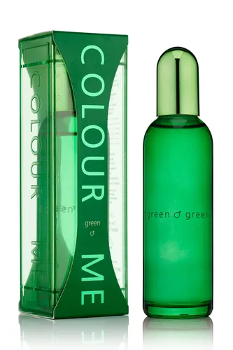 COLOUR ME Green Perfume for Men. 90ml Eau de Parfum Men