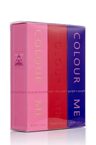 COLOUR ME, Pink/Purple/Red - Triple Pack, Fragrance for