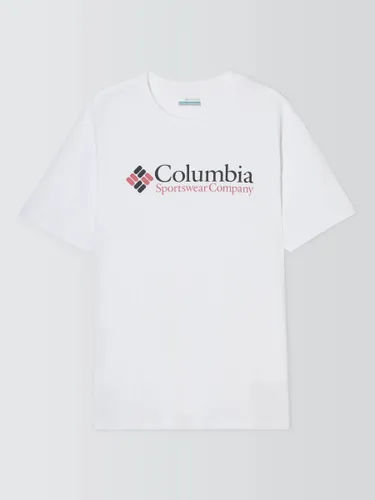 Columbia CSC Basic Logo Short Sleeve T-Shirt, White - White - Male