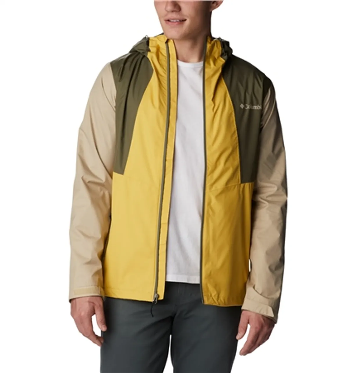 Columbia Inner Limits II Jacket - Golden Nugget, Stone Green & Ancient Fossil