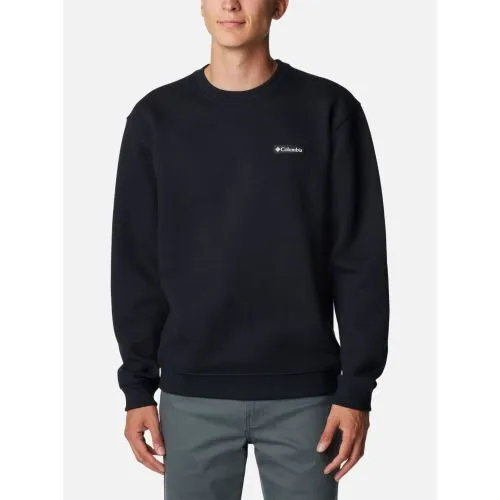 Columbia Mens Black Marble Canyon Heavyweight Fleece Sweatshirt