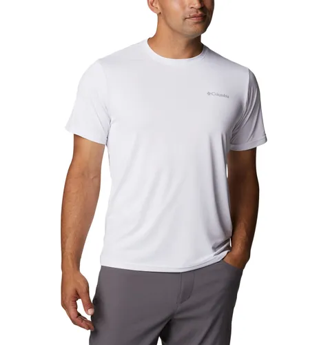 Columbia Men's Hike Crewneck Short Sleeve T-Shirt White
