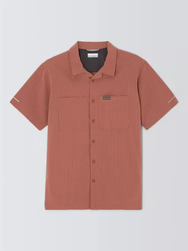 Columbia Mesa Short Sleeve Shirt, Orange - Orange - Male
