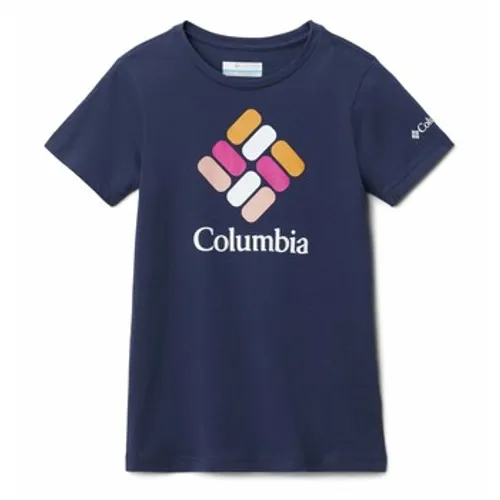 Columbia  MISSION LAKE SS GRAPHIC SHIRT  girls's Children's T shirt in Blue