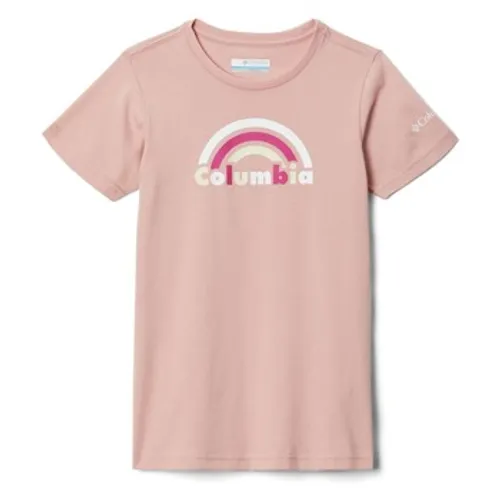 Columbia  MISSION LAKE SS GRAPHIC SHIRT  girls's Children's T shirt in Pink