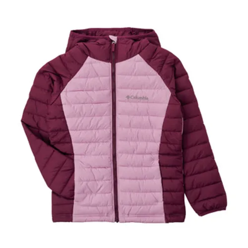 Columbia  POWDER LITE HOODED JACKET  girls's Children's Jacket in Pink