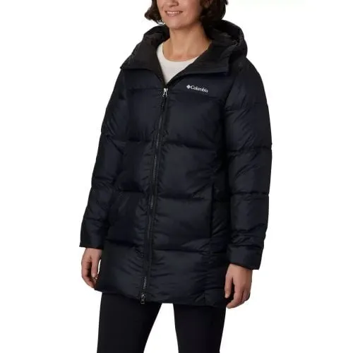 Columbia Womens Black Puffect Mid Hooded Jacket