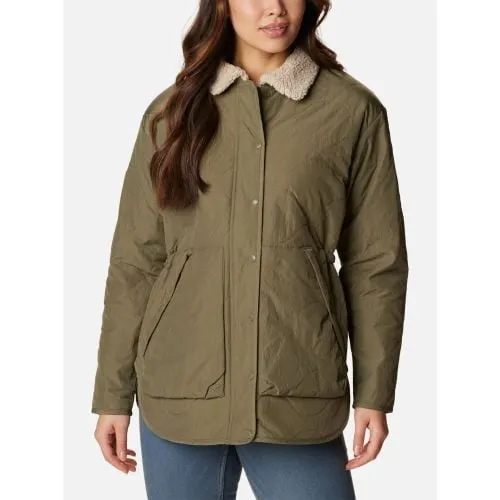 Columbia Womens Stone Green Birchwood Quilted Jacket