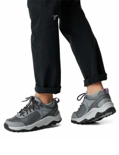 Columbia Womens Trailstorm Ascend Waterproof Walking Shoes - 5 - Grey, Grey,Black