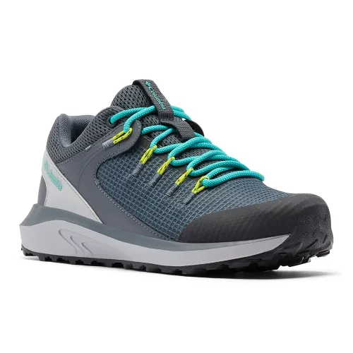 Columbia Womens Trailstorm Waterproof Walking Shoes (Graphite/Dolphin)