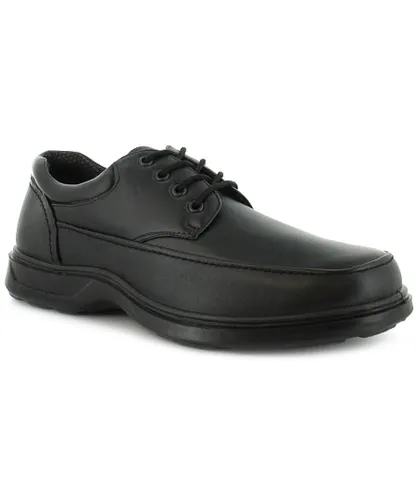 Comfisole Mens/Gents Black Lace Up Comfort Fit Casual Shoes. Wider Fitting. Pu