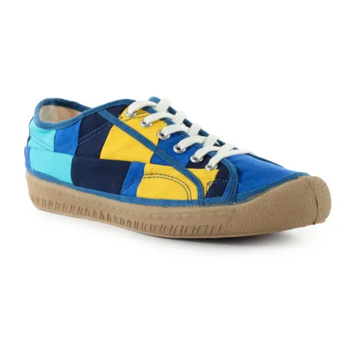 Comme des Garçons , Canvas Sneakers S23606 for Men ,Blue male, Sizes: