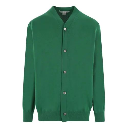 Comme des Garçons , Green Oversize Cardigan Sweater ,Green male, Sizes: