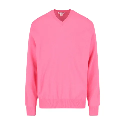 Comme des Garçons , Pink Sweaters for Women ,Pink male, Sizes: