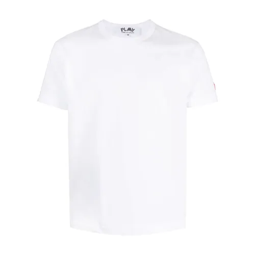 Comme des Garçons Play , Comme DES Garcons Play T-shirts and Polos White ,White male, Sizes: