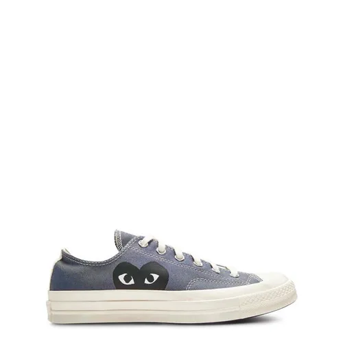 COMME DES GARCONS PLAY X Converse Half Peeping Heart Chuck Taylor 70 Trainers - Grey
