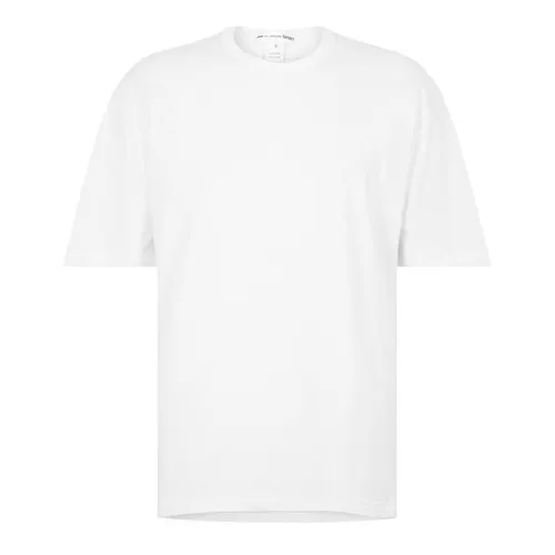 Comme Des Garcons Shirt Logo T-Shirt - White
