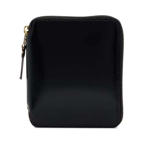 Comme des Garçons , Zip-Around Leather Wallet ,Black female, Sizes: ONE SIZE