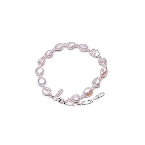 COMMON LINES Baroque Pearl Bracelet - Silver