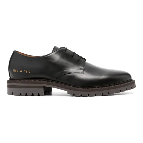 Common Projects , Black Officers Derby 2396 ,Black male, Sizes: